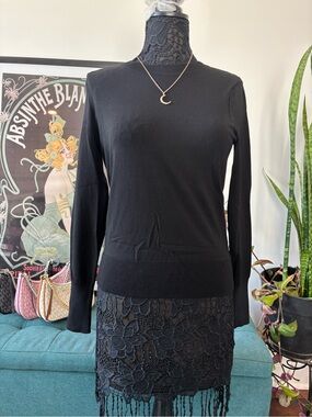 Express Black Crew Neck Sweater